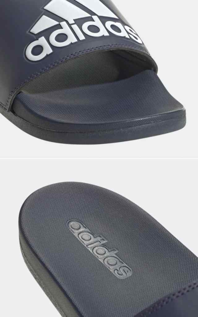 adidas アディダス サンダル スリッパ ADILETTE COMFORT SLIDES H03616 アディレッタ コンフォート サンダル Navy White ネイビー ホワ