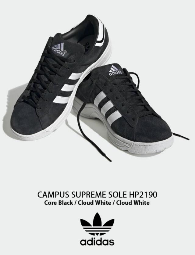 adidas Originals アディダス オリジナルス スニーカー CAMPUS SUPREME SOLE HP2190 キャンパス SUPREME SOLE Black White_1