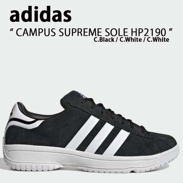 adidas Originals アディダス オリジナルス スニーカー CAMPUS SUPREME SOLE HP2190 キャンパス SUPREME SOLE Black Whiteの通販は