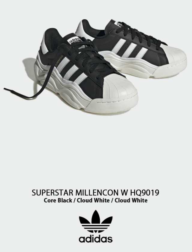 adidas Originals アディダス オリジナルス スニーカー SUPERSTAR MILLENCON W HQ9019 スーパースター  ミレンコン Black White 厚底 レデの通販はau PAY マーケット - セレクトショップa-clo | au PAY マーケット－通販サイト