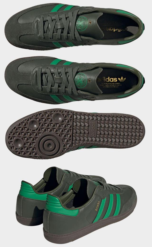 adidas アディダス スニーカー SAMBA ID7593 サンバ GREEN GUM シューズ レザー 本革 クラシック グリーン ガム メンズ 男性用_2