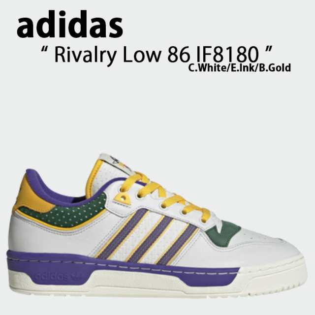 adidas Originals アディダス オリジナルス スニーカー RIVALRY LOW 86 IF8180 ライバルリー ロー86 White Ink Gold