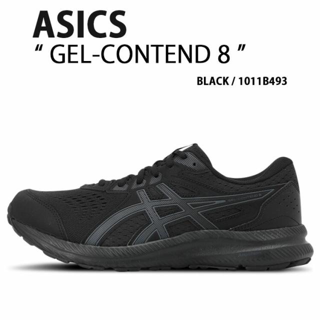 asics アシックス スニーカー GEL-CONTEND 8 ゲルコンテンド BLACK 1011B493 シューズ ブラック