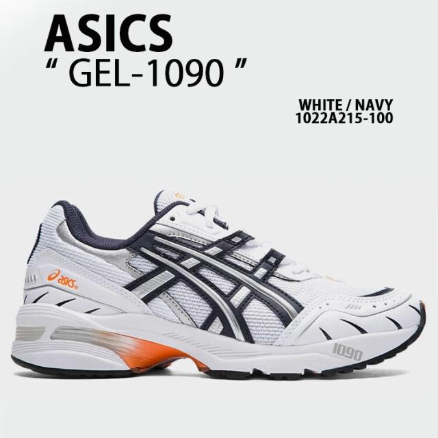 asics アシックス レディース スニーカー GEL-1090 ゲル WHITE NAVY ORANGE 1022A215-100 シューズ