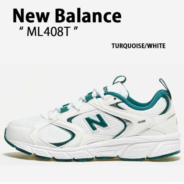 New Balance ニューバランス スニーカー 408 ML408T TERQUISE WHITE シューズ ターコイズ ホワイト