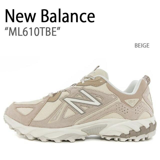 New Balance ニューバランス スニーカー ML610TBE BEIGE ベージュ シューズ レザー 本革 メンズ レディース