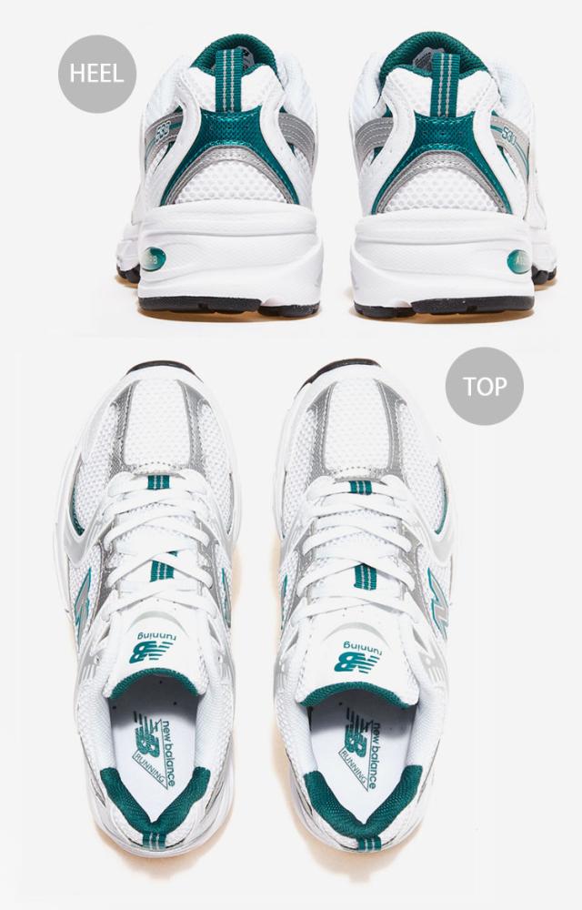 New Balance★MR530AB★兼用★ホワイト×グリーン系 New Balance 2023年春夏新作♪ Balance【ニューバランス