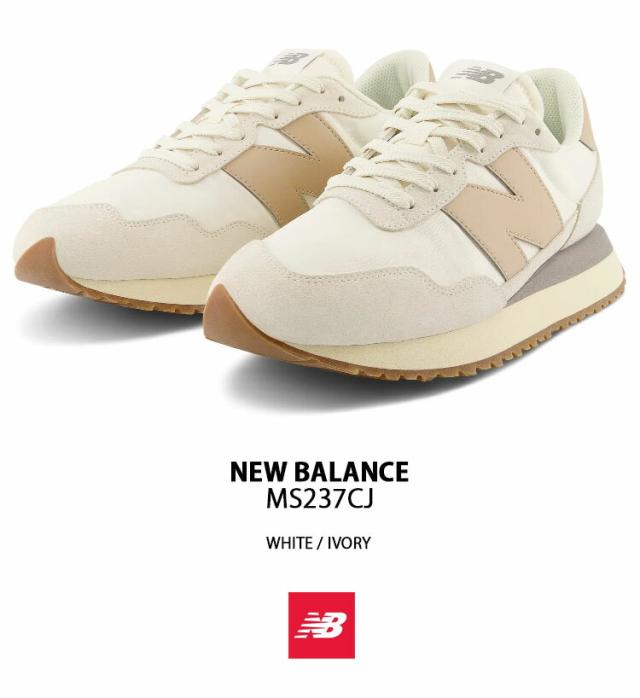 New Balance ニューバランス スニーカー 237 MS237CJ WHITE IVORY 