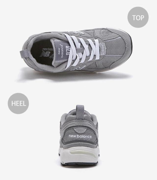 New Balance ニューバランス キッズ スニーカー NewBalance 878 GRAY キッズシューズ グレー PV878MC1 キッズ用 ジュニア用 子供用の通販は