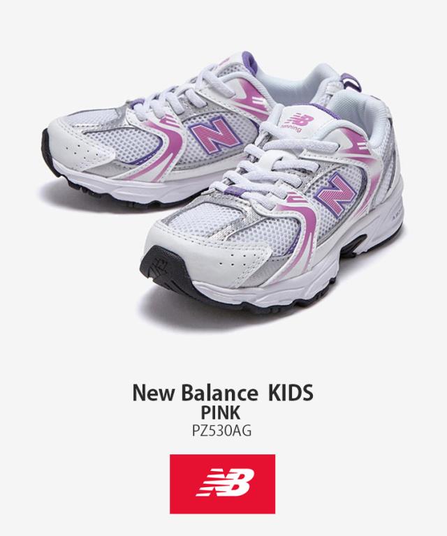 New Balance ニューバランス キッズ スニーカー NewBalance 530 PINK キッズシューズ ピンク PZ530AG キッズ用 ジュニア用 子供用の通販は