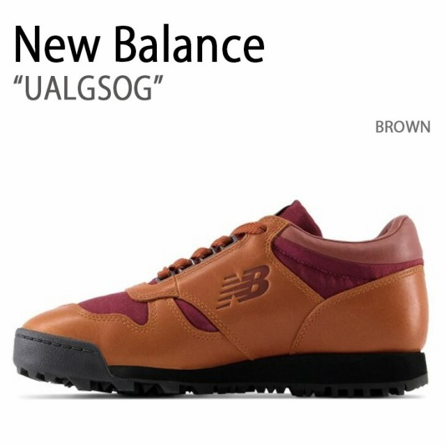 New Balance ニューバランス スニーカー UALGSOG BROWN ブラウン シューズ レザー 本革 メンズ レディース