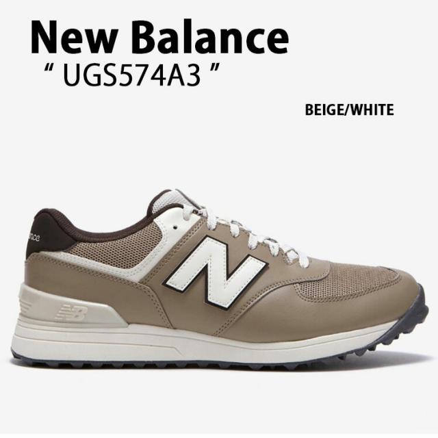 New Balance ニューバランス スニーカー UGS574 UGS574A3 ゴルフシューズ BEIGE WHITE シューズ ベージュ
