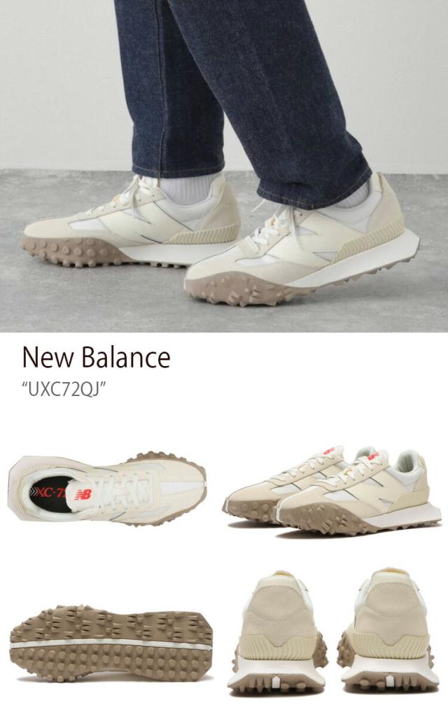 New Balance ニューバランス スニーカー UXC72QJ WHITE ホワイト シューズ レザー 本革 メンズ レディース_1
