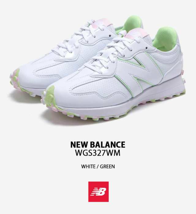 New Balance ニューバランス レディース スニーカー WGS327 WGS327WM ゴルフシューズ WHITE GREEN シューズ -  その他スニーカー