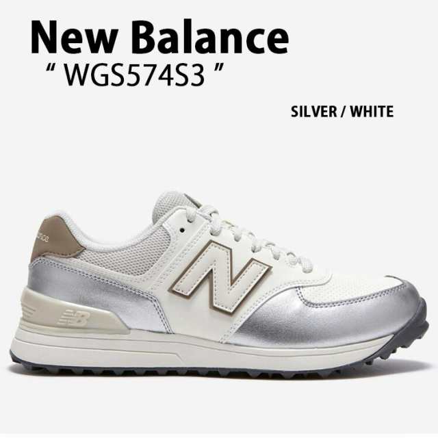 New Balance ニューバランス レディース スニーカー WGS574 WGS574S3 ゴルフシューズ SILVER WHITE シューズ