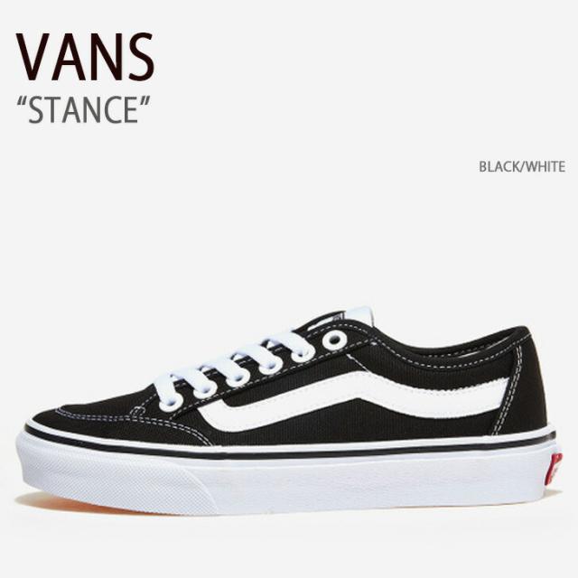 VANS バンズ スニーカー STANCE BLACK WHITE V362 BLACK/WHITE スタンス ベージュ ブラック メンズ レディース 男性用 女性用
