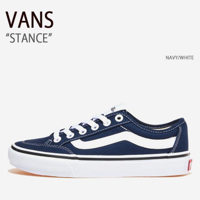 VANS バンズ スニーカー STANCE NAVY WHITE V362 NAVY/WHITE スタンス ネイビー ホワイト メンズ レディース 男性用 女性用