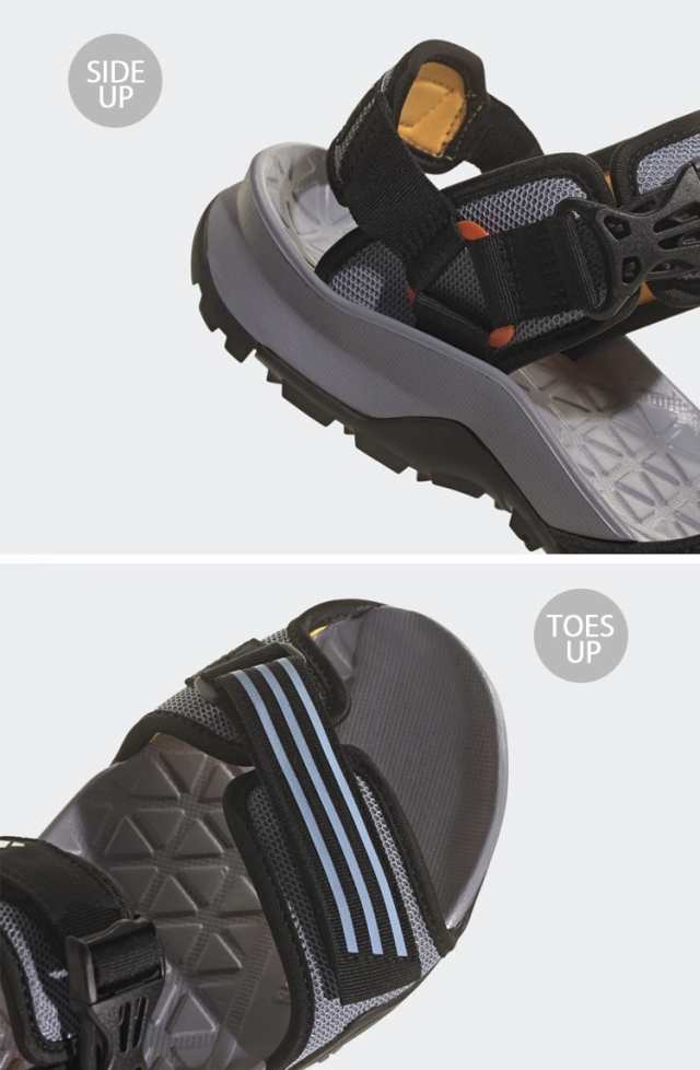 adidas アディダス サンダル TERREX CYPREX ULTRA SANDAL DLX HP8652 スポーツサンダル GRAY GOLD