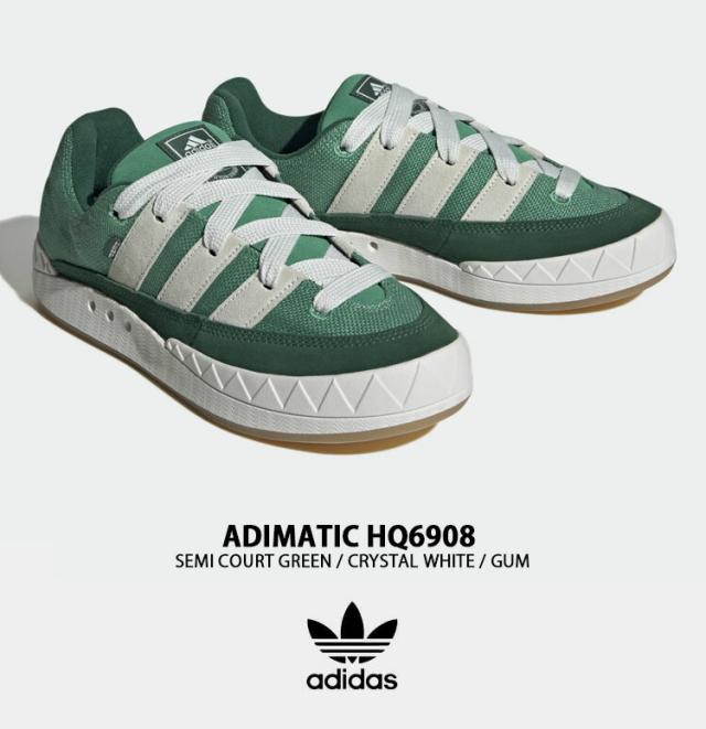 adidas originals アディダス スニーカー ADIMATIC HQ6908 アディマティック GREEN WHITE GUM シューズ_1