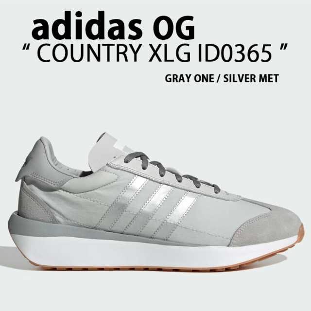 adidas Originals アディダス オリジナルス スニーカー COUNTRY XLG ID0365 GRAY SILVER METALLIC カントリー カントリーXLG グレーの通販は