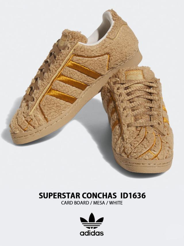 adidas originals アディダス スニーカー SUPERSTAR CONCHAS ID1636 スーパースター コンチャ BROWN MESA_1