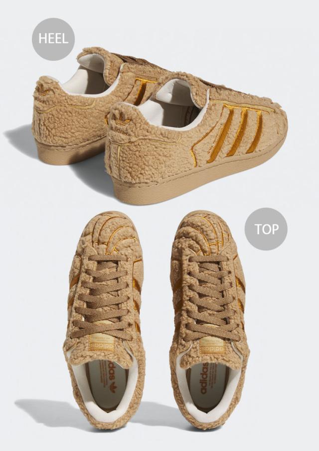 adidas originals アディダス スニーカー SUPERSTAR CONCHAS ID1636 スーパースター コンチャ BROWN MESA_3