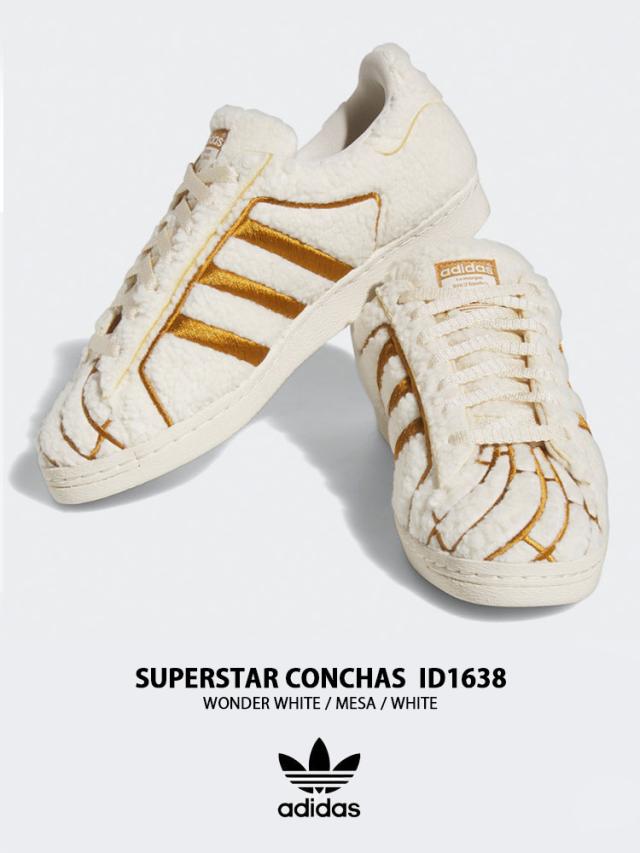 adidas originals アディダス スニーカー SUPERSTAR CONCHAS ID1638 スーパースター コンチャ パック WHITE MESA_1
