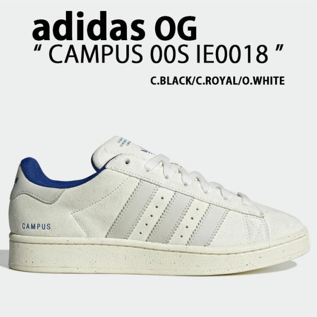 adidas Originals アディダス オリジナルス スニーカー CAMPUS 00S WHITE  BLUE IE0018 キャンパス00S シューズ ホワイト ロイヤル