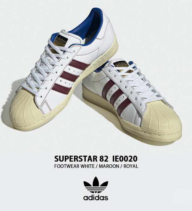 adidas originals アディダス スニーカー SUPERSTAR 82 RANA IE0020 スーパースター WHITE MAROON  シューズ