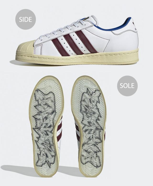 adidas originals アディダス スニーカー SUPERSTAR 82 RANA IE0020 スーパースター WHITE MAROON シューズ_2