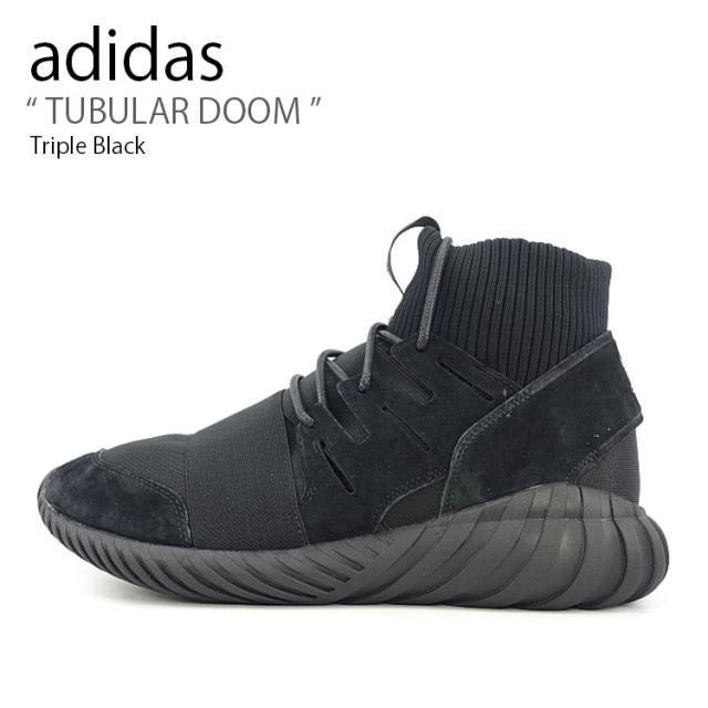 adidas アディダス スニーカー TUBULAR DOOM PK チュブラー ドゥーム Triple Black S74794