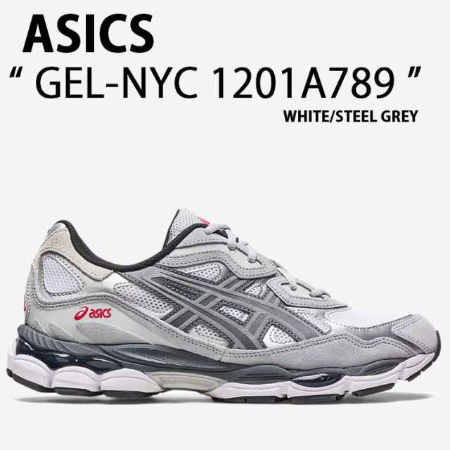 asics アシックス スニーカー GEL-NYC WHITE STEEL GREY 1201A789-102