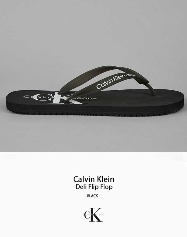 Calvin Klein カルバンクライン サンダル DELI FLIP FLOP BLACK Calvin Klein カルバンクライン サンダル DELI FLIP FLOP BLACK