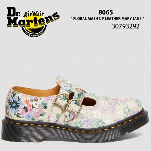 Dr.Martens ドクターマーチン レザーシューズ  8065 FLORAL MASH UP LEATHER MARY JANE 30793292 8065 パテントレザー メリージェーン シューズ  花柄 レディースの通販は 21,971円