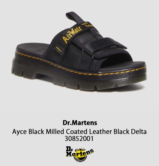 Dr.Martens ドクターマーチン サンダル スライドサンダル Ayce Black