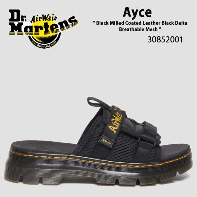 Dr.Martens ドクターマーチン サンダル スライドサンダル Ayce Black ...