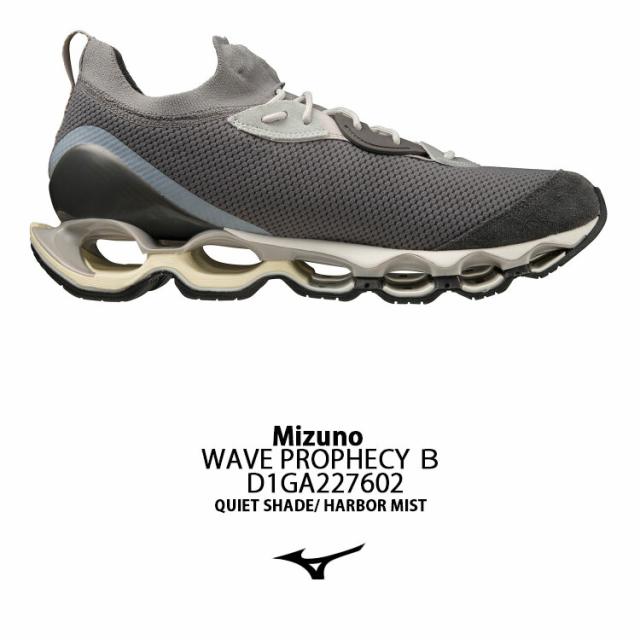 Mizuno ミズノ スニーカー WAVE PROPHECY Β D1GA227602 ウエーブプロフェシー ベータ GREY OFF WHITE グレー オフホワイト シューズ ランニングシューズ ジョギングスニーカー メンズ 男性用_1