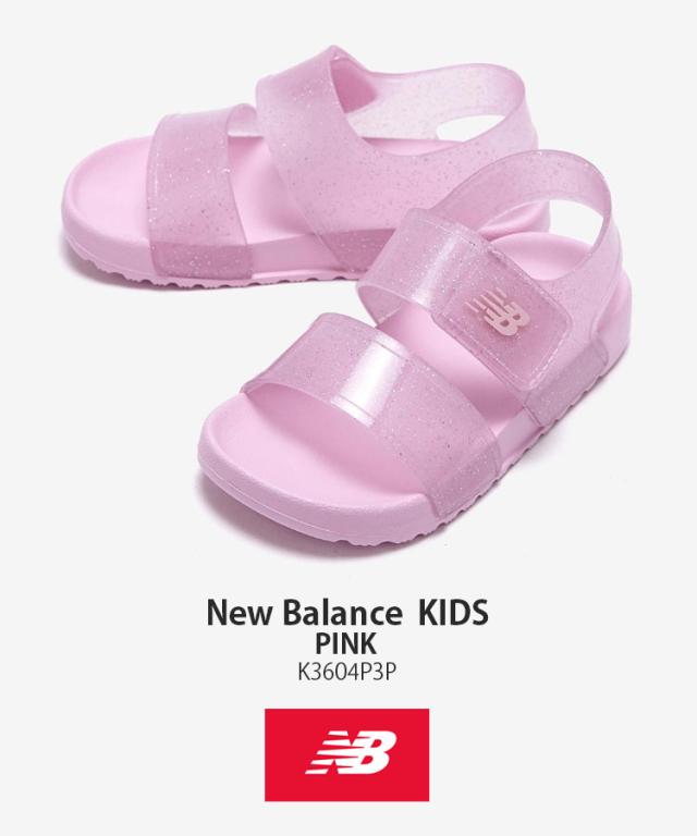 New Balance ニューバランス キッズ サンダル NewBalance 3604 PINK キッズシューズ ピンク クリア K3604P3P キッズ用 ジュニア用 子供用の通販は