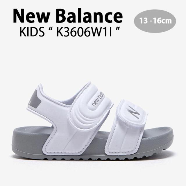 New Balance ニューバランス キッズ サンダル NewBalance 3606 WHITE キッズシューズ ホワイト K3606W1I ベビー用 キッズ用 子供用の通販は