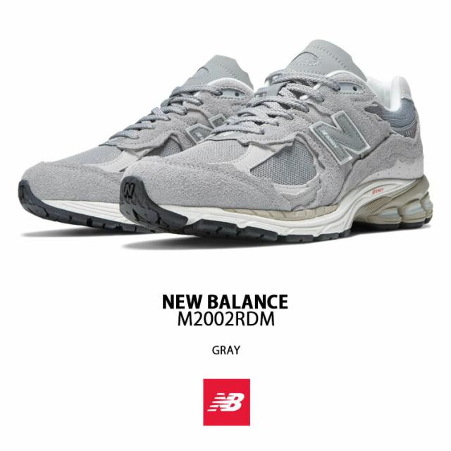New Balance ニューバランス スニーカー M2002RDM NEWBALANCE M2002R シューズ GRAY レザー 本革 グレー_1