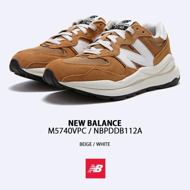 New Balance ニューバランス スニーカー M5740VPC NEWBALANCE M57/40 BEIGE WHITE シューズ NEWBALANCE5740 ニューバランス5740_1