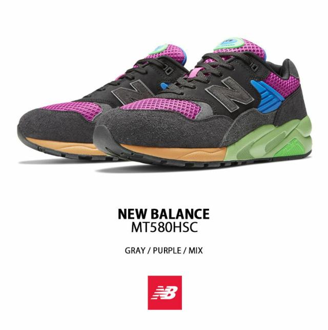 New Balance ニューバランス スニーカー MT580HSC GRAY PURPLE MIX ダッドシューズ シューズ NEWBALANCE580_1