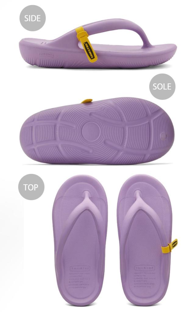 TAW＆TOE トー＆トー サンダル FLIP FLOP ZEROVITY OG LILAC PURPLE フリップフロップ 一体型サンダル 一体形成_3