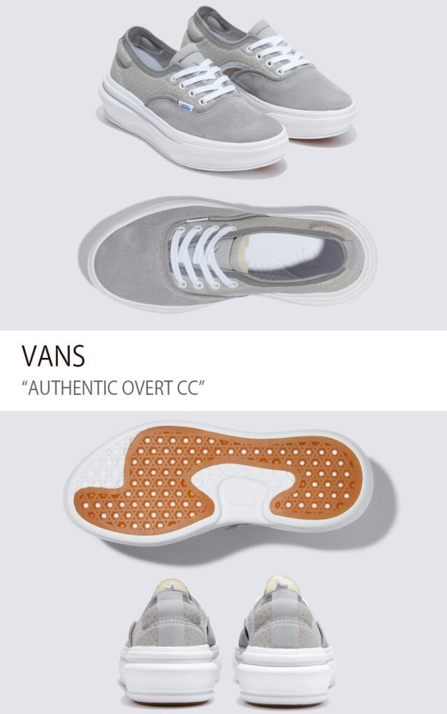 VANS バンズ スニーカー AUTHENTIC OVERT CC DRIZZLE VN0007NVKAQ オーセンティックオーバートCC
