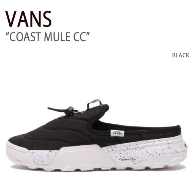 VANS バンズ スニーカー COAST MULE CC BLACK VN0009Q2BLK コーストミュールCC ブラック メンズ レディース