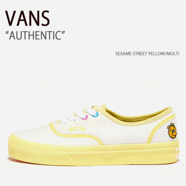 VANS バンズ スニーカー AUTHENTIC SESAME STREET YELLOW MULTI VN000EE3BK2 オーセンティック セサミストリートの通販は 14,843円