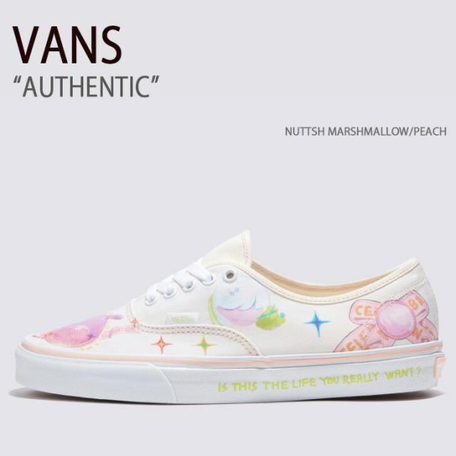 VANS バンズ スニーカー AUTHENTIC NUTTSH MARSHMALLOW PEACH VN0A5KS9CCT オーセンティック レディース