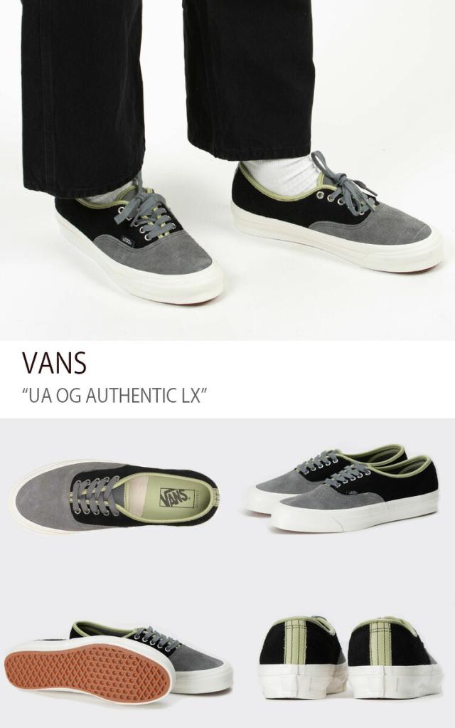 VANS バンズ スニーカー UA OG AUTHENTIC LX BIG FOOT HAIRY SUEDE PEWTER VN0A5FBDPWT OGオーセンティック LX
