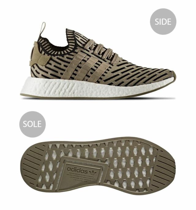 adidas Originals アディダス オリジナルス スニーカー NMD_R2 PK TRACE CARGO BA7198 シューズ プライムニット オリーブカーキ_2
