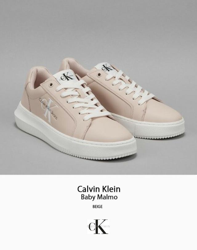 Calvin Klein カルバンクライン スニーカー BABY MALMO BEIGE CK 